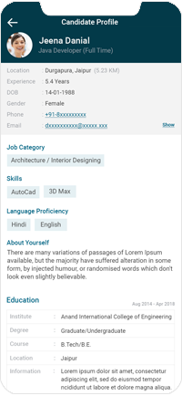Employee Profile - Worknrby App